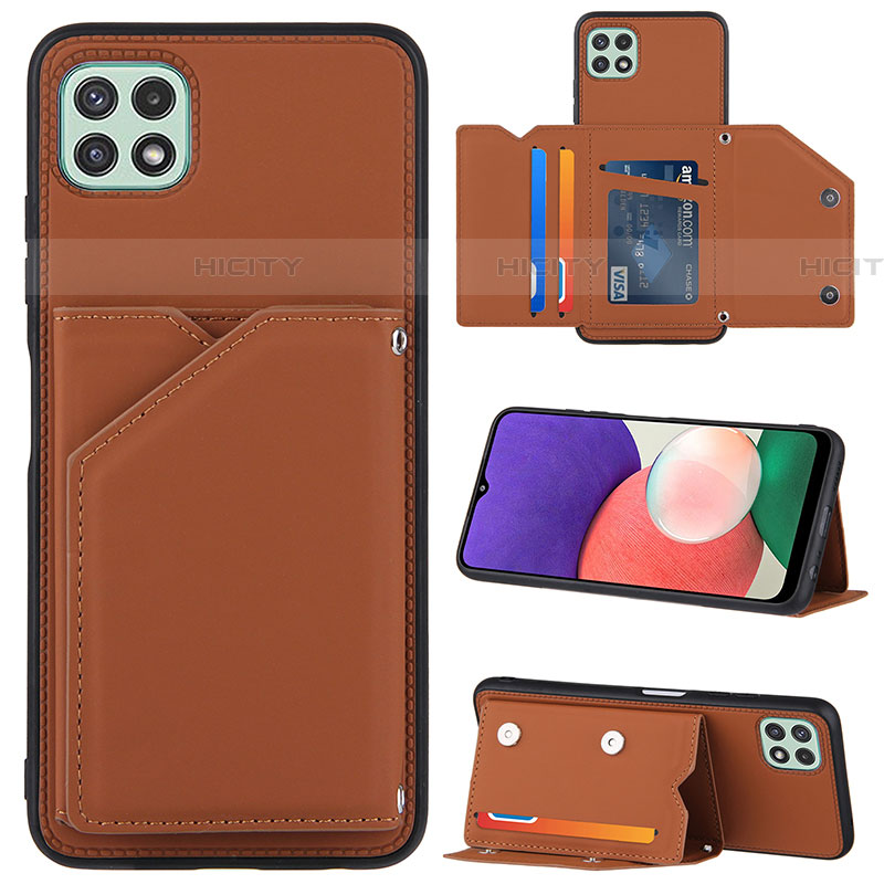 Funda Lujo Cuero Carcasa Y04B para Samsung Galaxy F42 5G