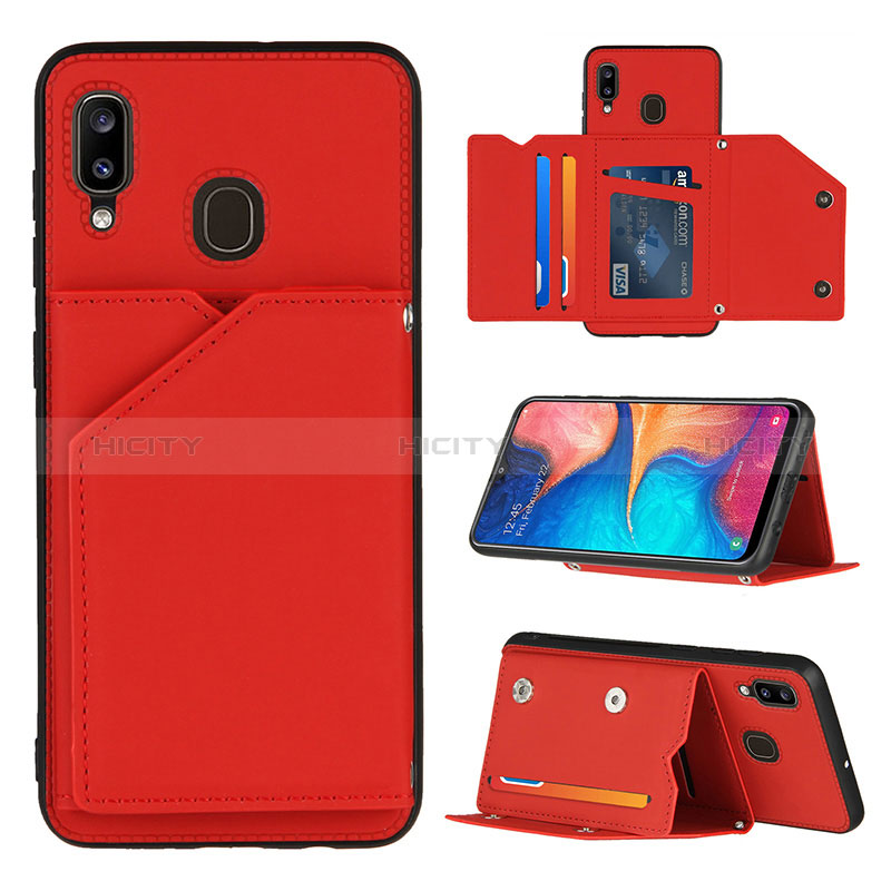 Funda Lujo Cuero Carcasa Y04B para Samsung Galaxy M10S