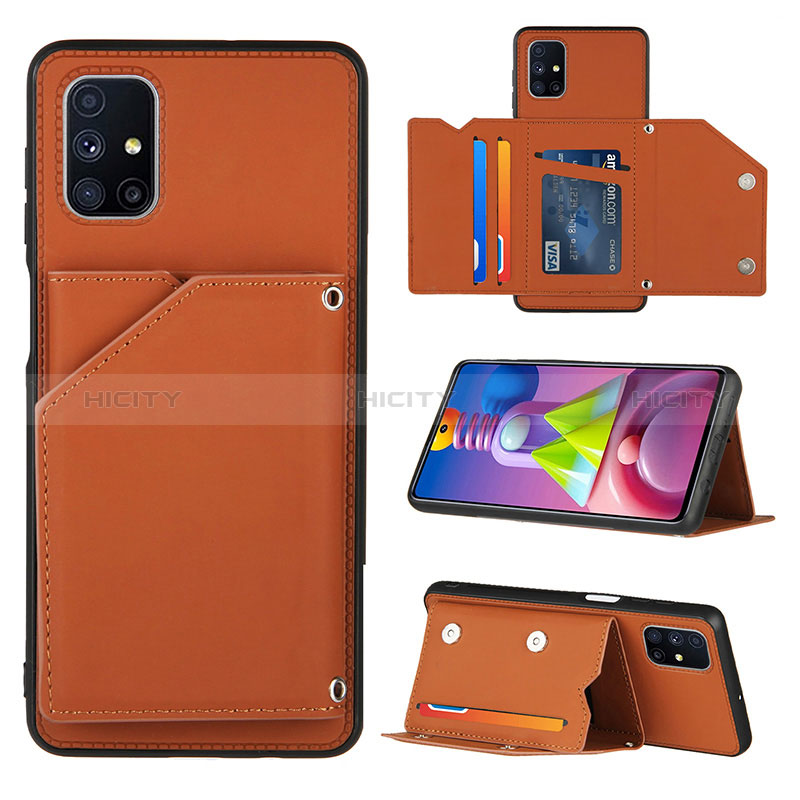 Funda Lujo Cuero Carcasa Y04B para Samsung Galaxy M51