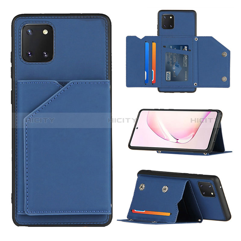 Funda Lujo Cuero Carcasa Y04B para Samsung Galaxy Note 10 Lite