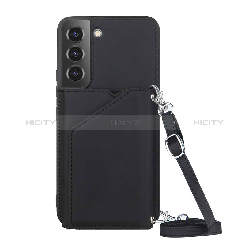 Funda Lujo Cuero Carcasa Y04B para Samsung Galaxy S24 5G Negro