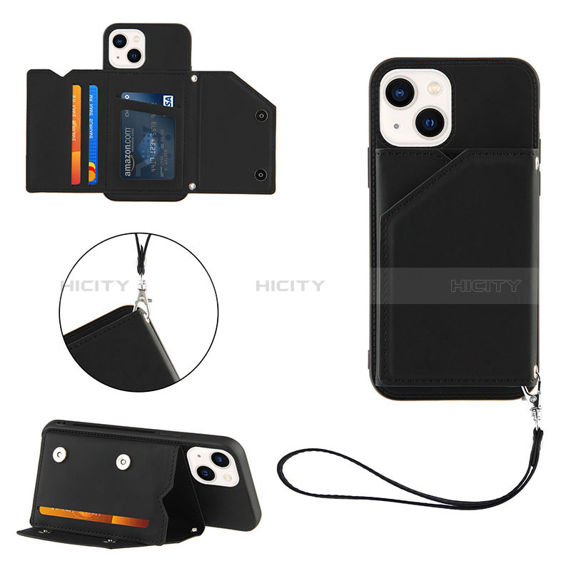 Funda Lujo Cuero Carcasa Y06B para Apple iPhone 15 Plus