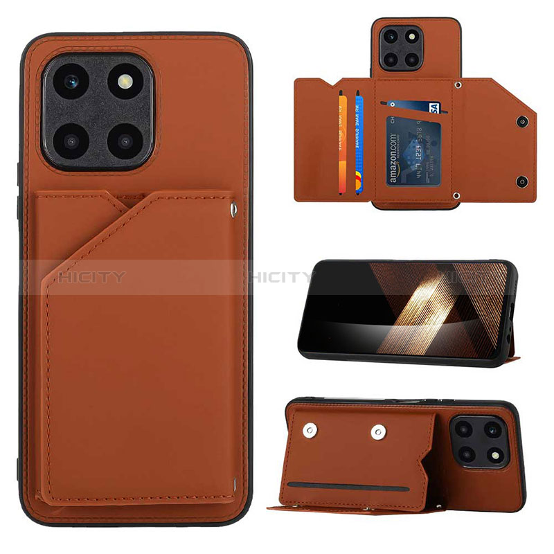 Funda Lujo Cuero Carcasa YB1 para Huawei Honor X6a