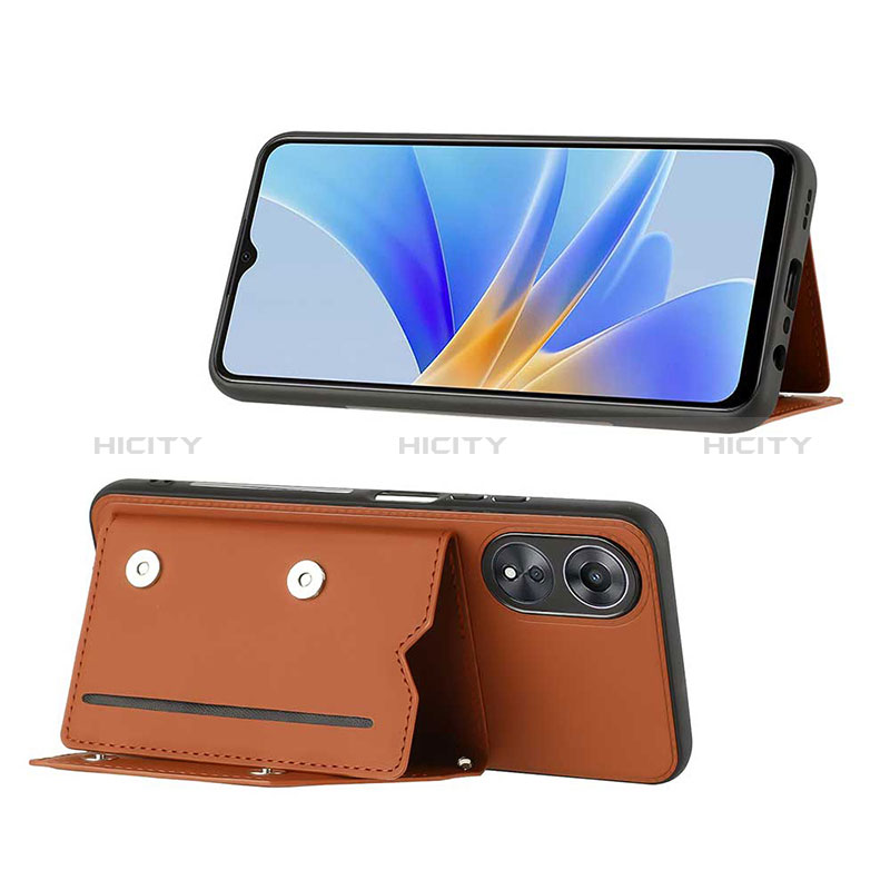 Funda Lujo Cuero Carcasa YB1 para Oppo A17