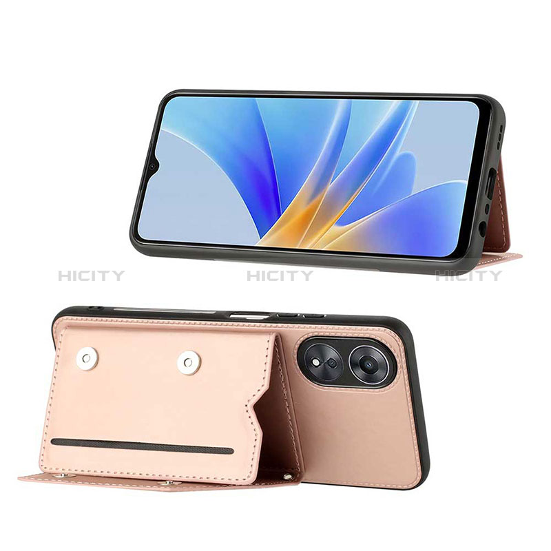 Funda Lujo Cuero Carcasa YB1 para Oppo A17