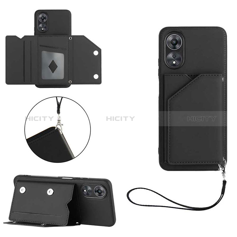 Funda Lujo Cuero Carcasa YB1 para Oppo A17