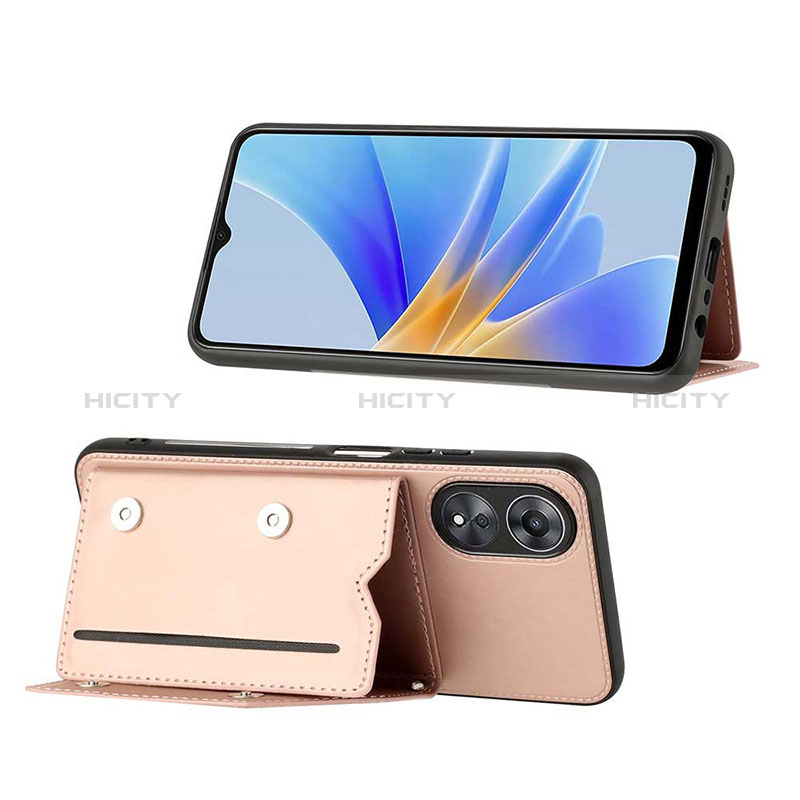 Funda Lujo Cuero Carcasa YB1 para Oppo A58 5G