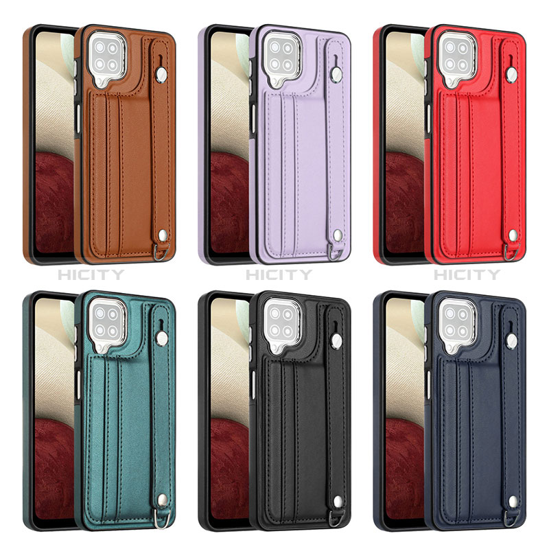 Funda Lujo Cuero Carcasa YB1 para Samsung Galaxy A12