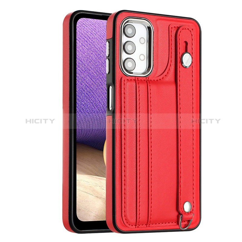 Funda Lujo Cuero Carcasa YB1 para Samsung Galaxy A13 4G Rojo