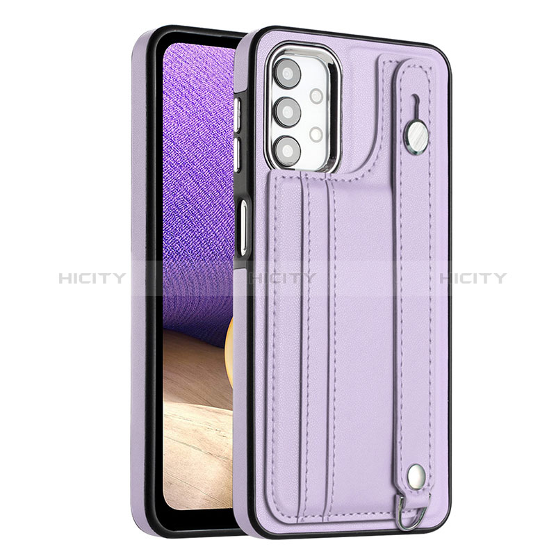 Funda Lujo Cuero Carcasa YB1 para Samsung Galaxy A32 5G Morado