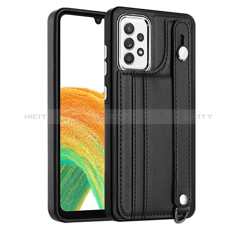 Funda Lujo Cuero Carcasa YB1 para Samsung Galaxy A33 5G Negro