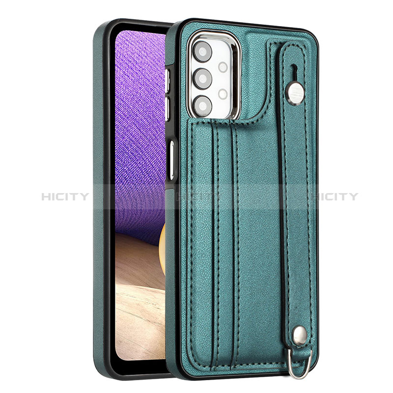 Funda Lujo Cuero Carcasa YB1 para Samsung Galaxy M32 5G Verde