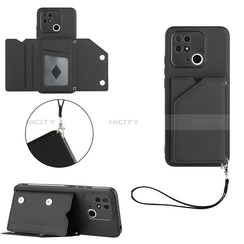 Funda Lujo Cuero Carcasa YB1 para Xiaomi Redmi 10 India