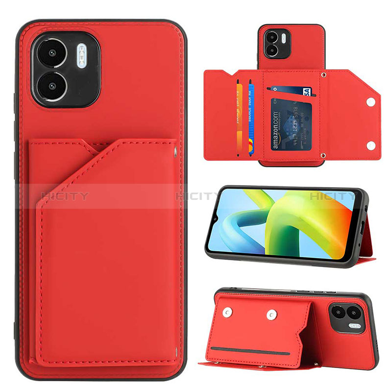 Funda Lujo Cuero Carcasa YB1 para Xiaomi Redmi A1 Rojo