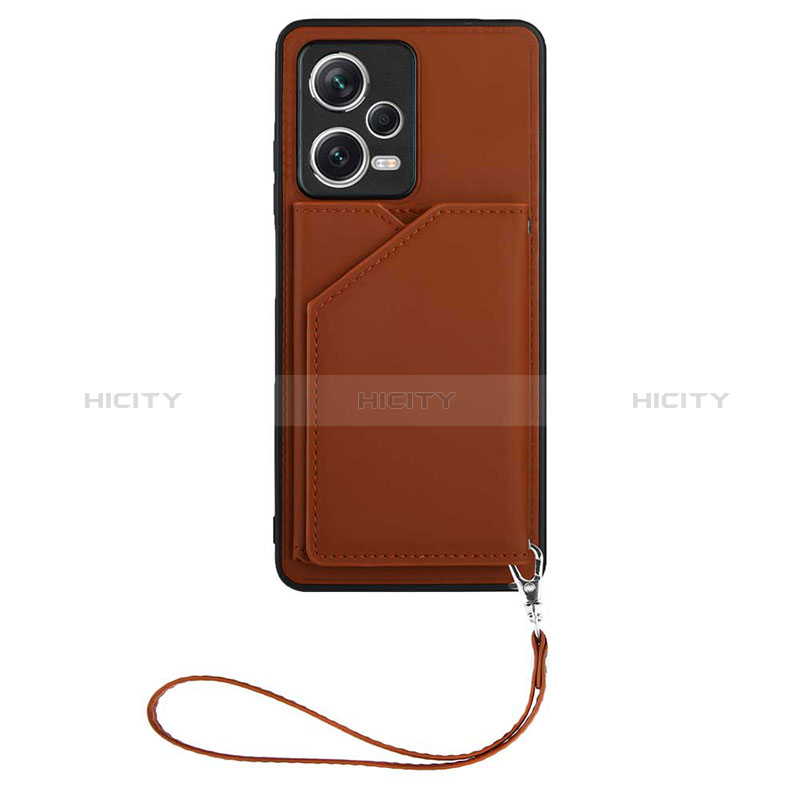 Funda Lujo Cuero Carcasa YB1 para Xiaomi Redmi Note 12 Explorer Marron