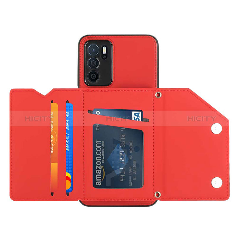 Funda Lujo Cuero Carcasa YB2 para Oppo A16