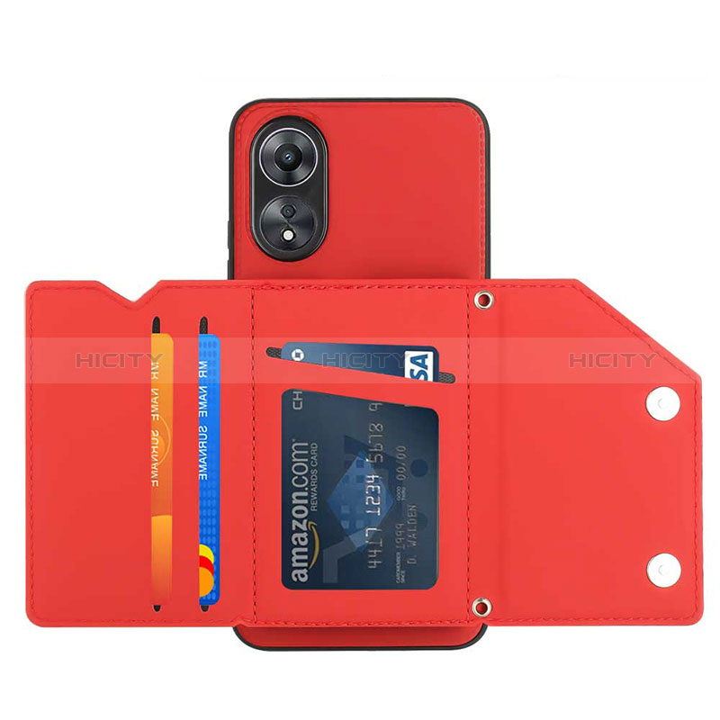 Funda Lujo Cuero Carcasa YB2 para Oppo A17