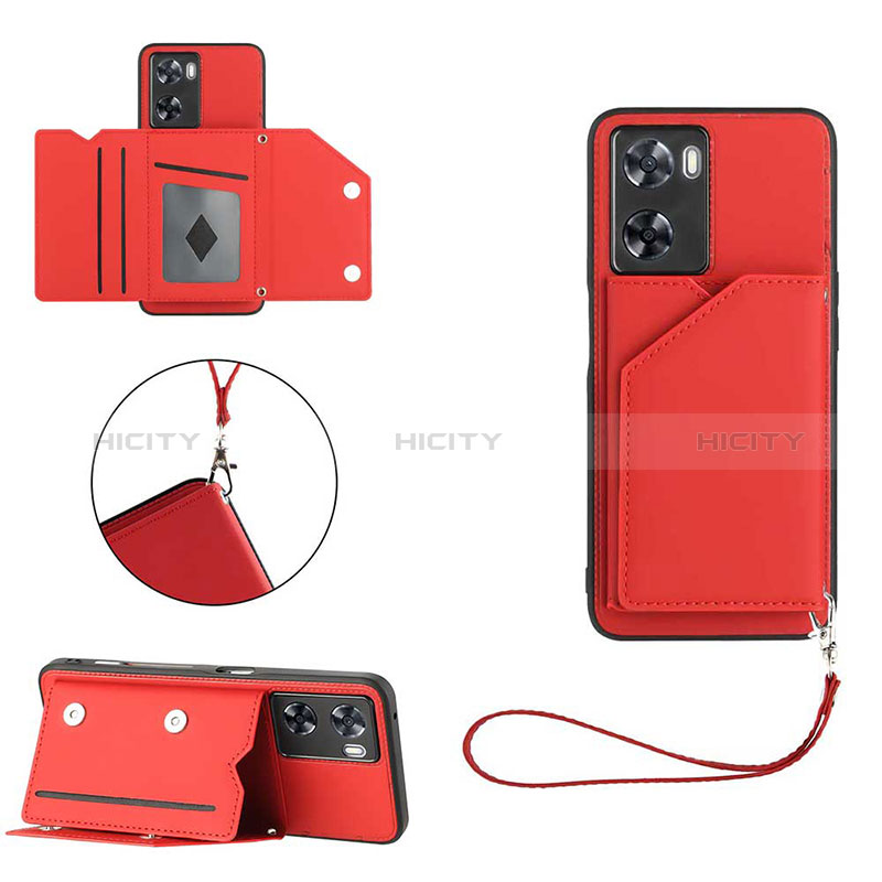 Funda Lujo Cuero Carcasa YB2 para Oppo A77 4G