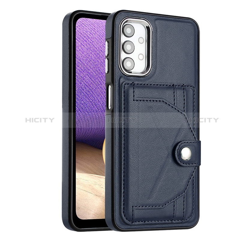 Funda Lujo Cuero Carcasa YB2 para Samsung Galaxy A13 4G Azul