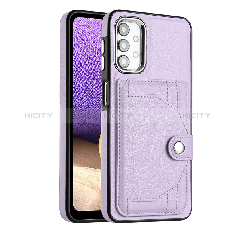 Funda Lujo Cuero Carcasa YB2 para Samsung Galaxy A13 4G Morado