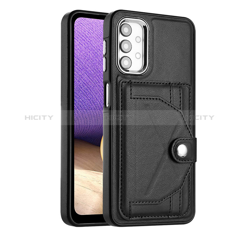 Funda Lujo Cuero Carcasa YB2 para Samsung Galaxy A13 4G Negro