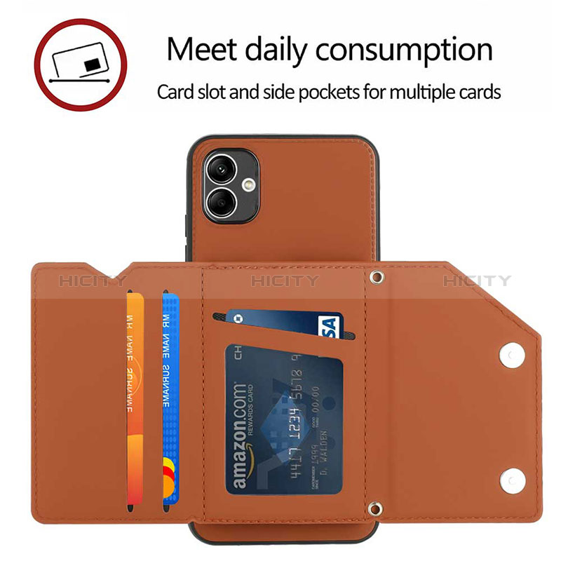 Funda Lujo Cuero Carcasa YB2 para Samsung Galaxy F04