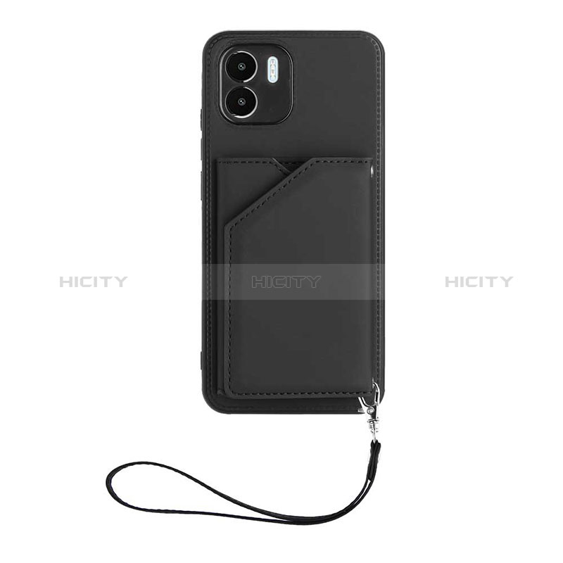 Funda Lujo Cuero Carcasa YB2 para Xiaomi Poco C50 Negro