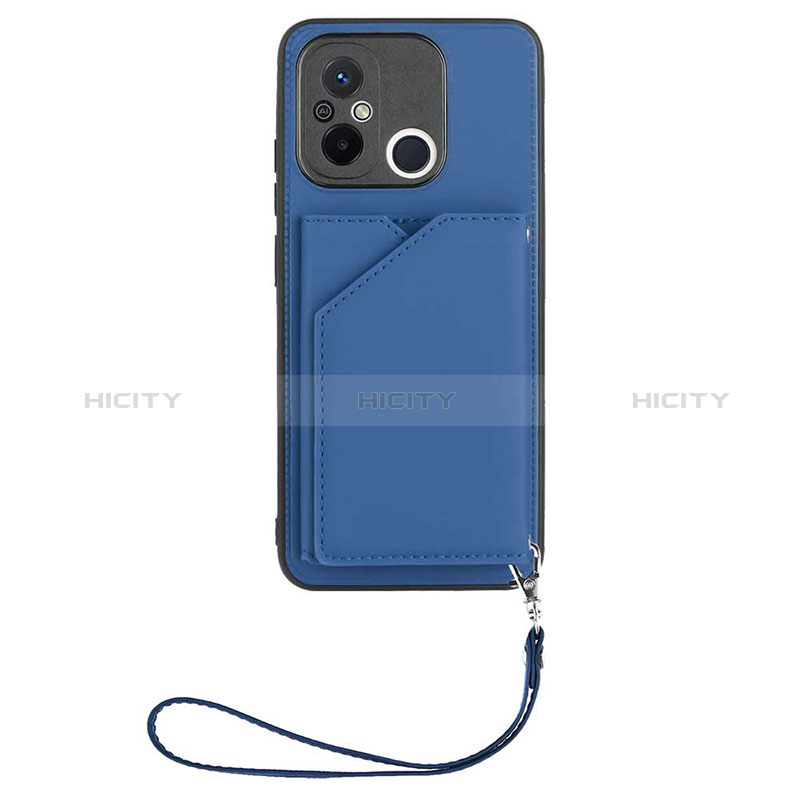 Funda Lujo Cuero Carcasa YB2 para Xiaomi Poco C55 Azul