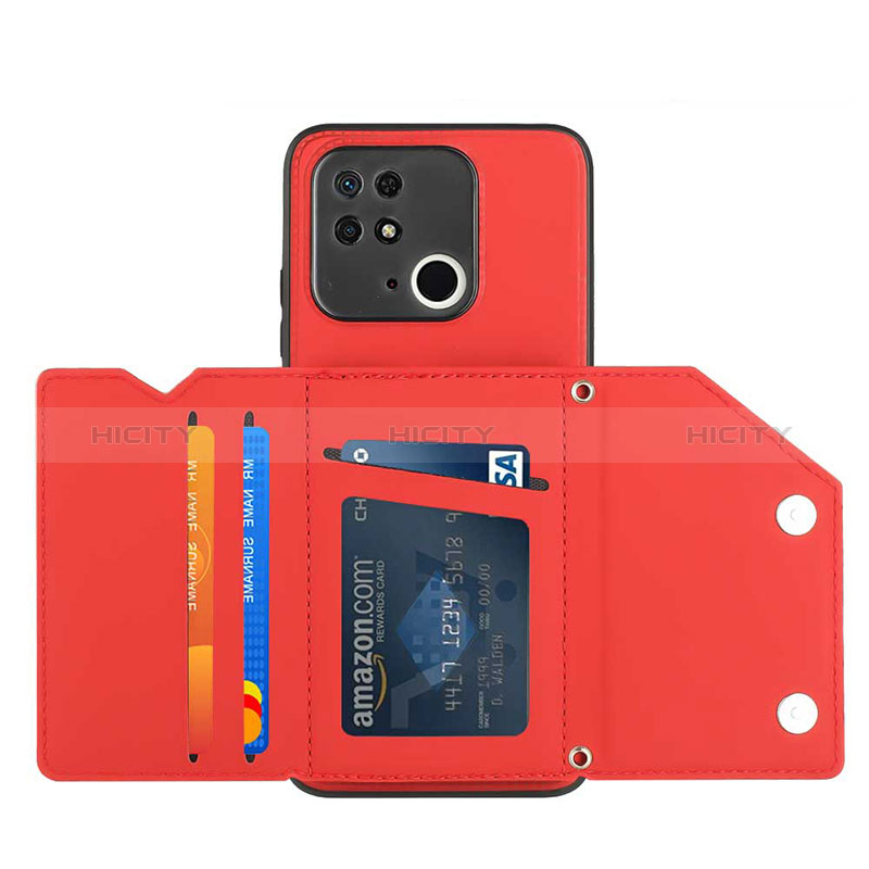 Funda Lujo Cuero Carcasa YB2 para Xiaomi Redmi 10 India