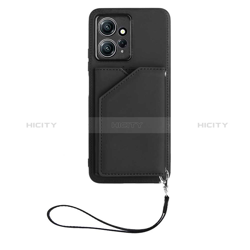 Funda Lujo Cuero Carcasa YB2 para Xiaomi Redmi Note 12 4G Negro