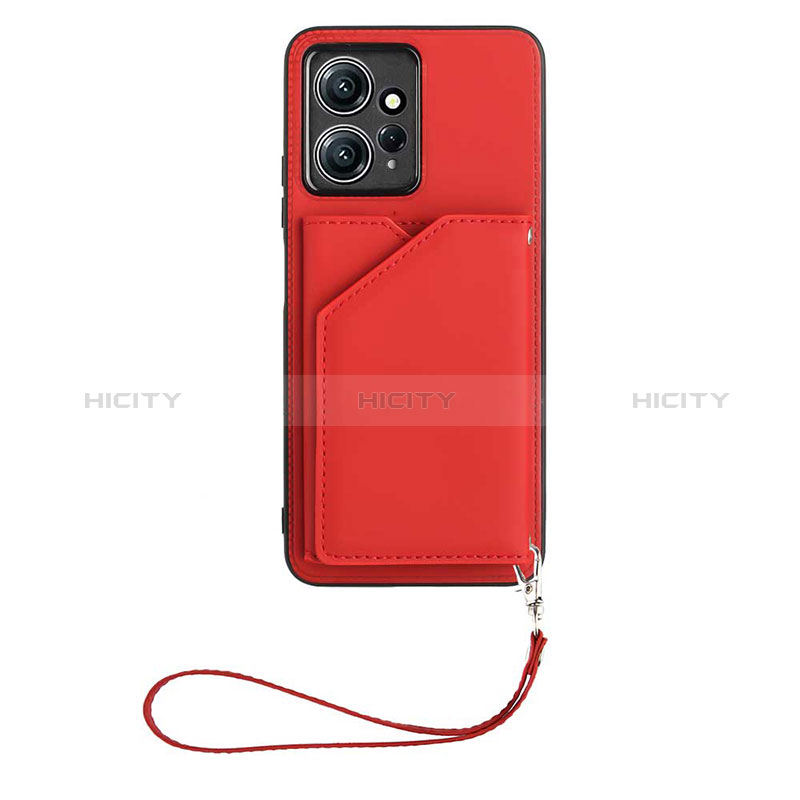 Funda Lujo Cuero Carcasa YB2 para Xiaomi Redmi Note 12 4G Rojo