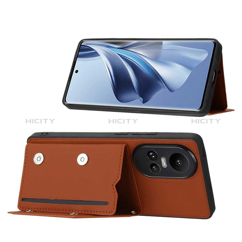 Funda Lujo Cuero Carcasa YB3 para Oppo Reno10 5G