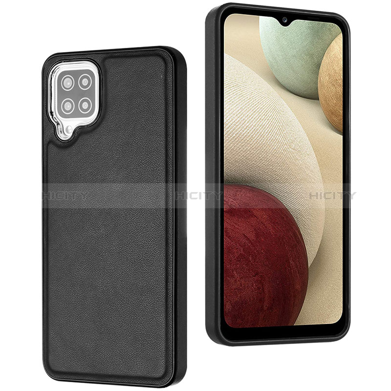 Funda Lujo Cuero Carcasa YB3 para Samsung Galaxy A12 5G Negro