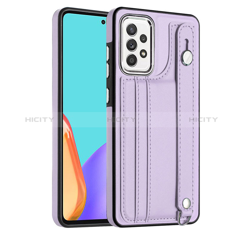 Funda Lujo Cuero Carcasa YB3 para Samsung Galaxy A32 4G Morado