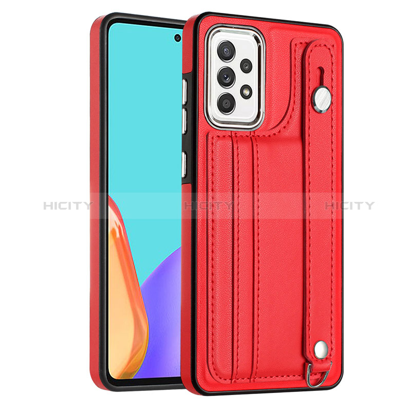 Funda Lujo Cuero Carcasa YB3 para Samsung Galaxy A32 4G Rojo