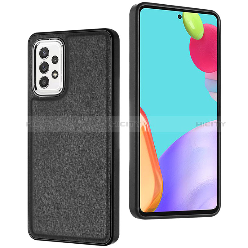 Funda Lujo Cuero Carcasa YB3 para Samsung Galaxy A52s 5G Negro