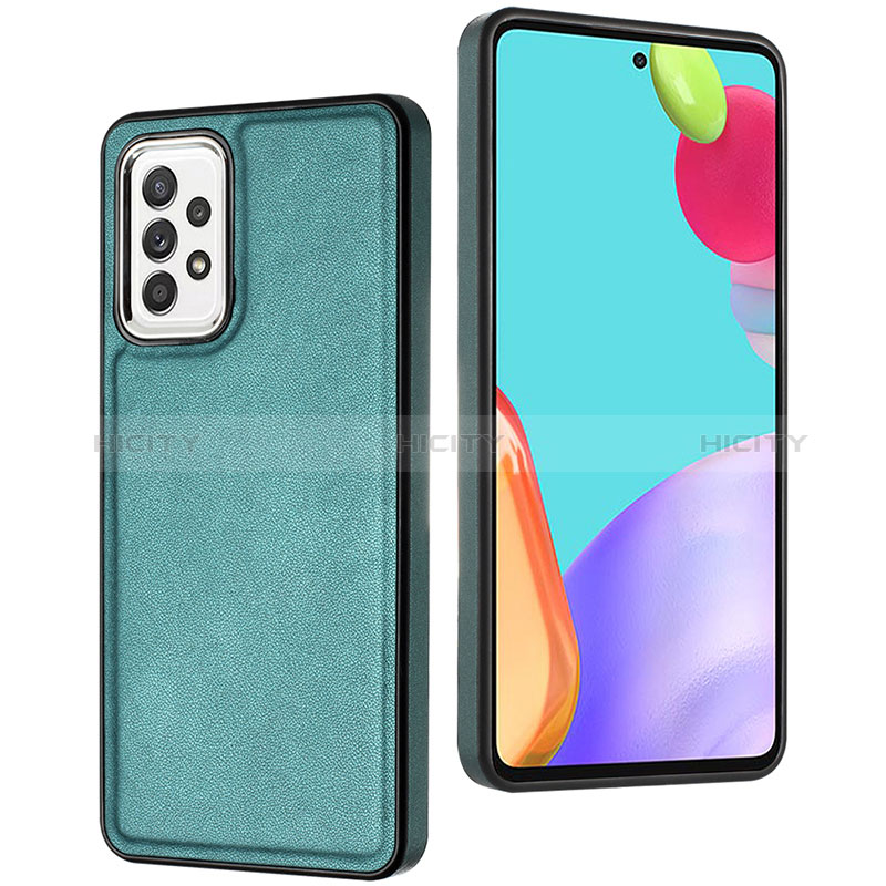 Funda Lujo Cuero Carcasa YB3 para Samsung Galaxy A53 5G Verde