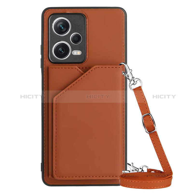 Funda Lujo Cuero Carcasa YB3 para Xiaomi Poco X5 5G Marron