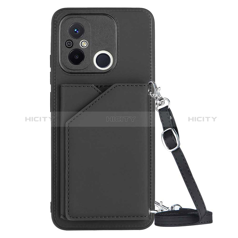 Funda Lujo Cuero Carcasa YB3 para Xiaomi Redmi 11A 4G Negro