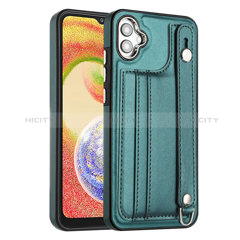 Funda Lujo Cuero Carcasa YB4 para Samsung Galaxy A04 4G Verde