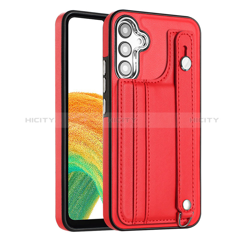 Funda Lujo Cuero Carcasa YB4 para Samsung Galaxy A34 5G Rojo