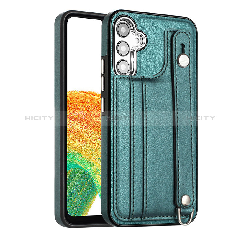 Funda Lujo Cuero Carcasa YB4 para Samsung Galaxy A54 5G Verde