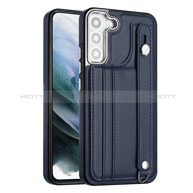 Funda Lujo Cuero Carcasa YB4 para Samsung Galaxy S22 5G Azul