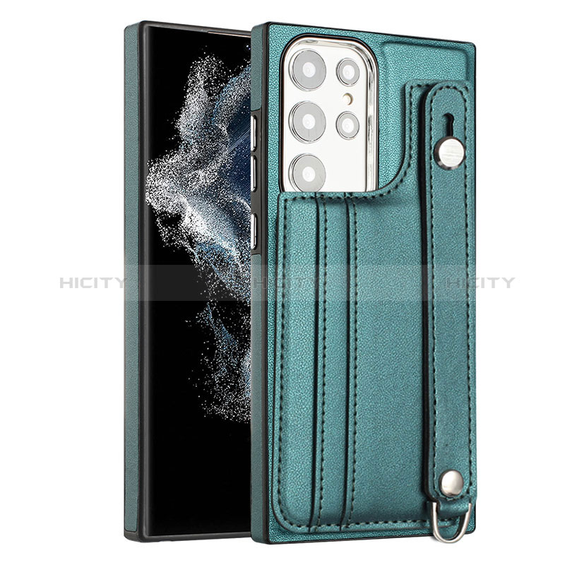 Funda Lujo Cuero Carcasa YB4 para Samsung Galaxy S22 Ultra 5G