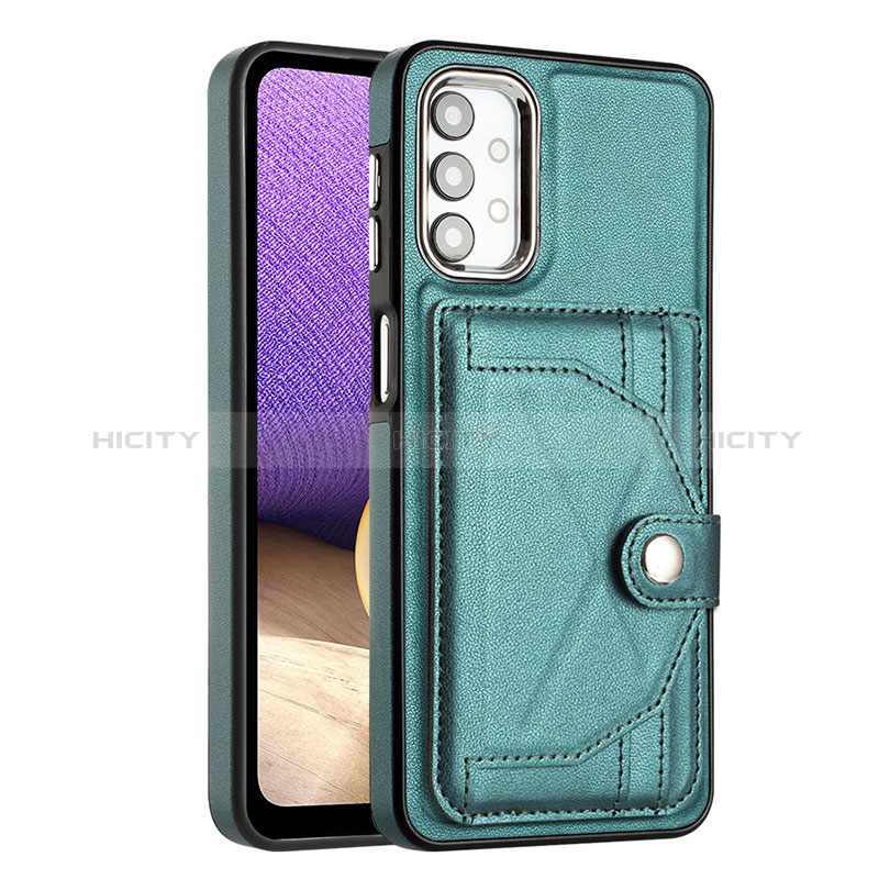 Funda Lujo Cuero Carcasa YB5 para Samsung Galaxy A23 4G Verde