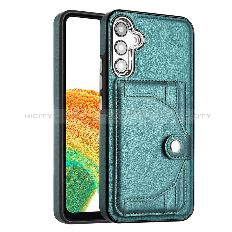 Funda Lujo Cuero Carcasa YB5 para Samsung Galaxy Quantum4 5G