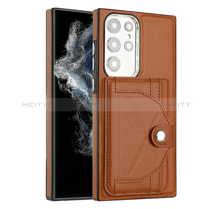 Funda Lujo Cuero Carcasa YB5 para Samsung Galaxy S23 Ultra 5G