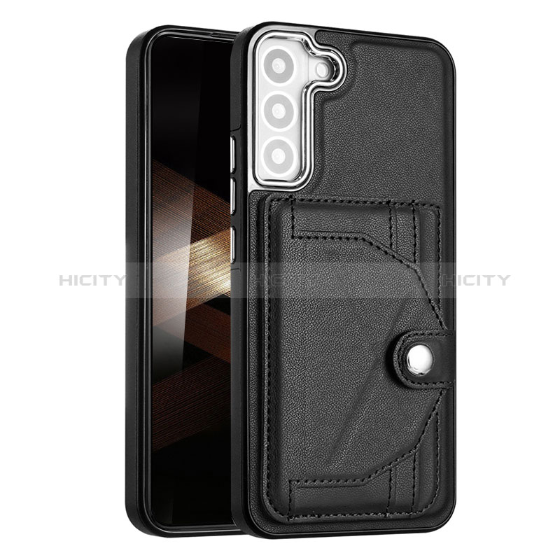 Funda Lujo Cuero Carcasa YB5 para Samsung Galaxy S24 Plus 5G Negro