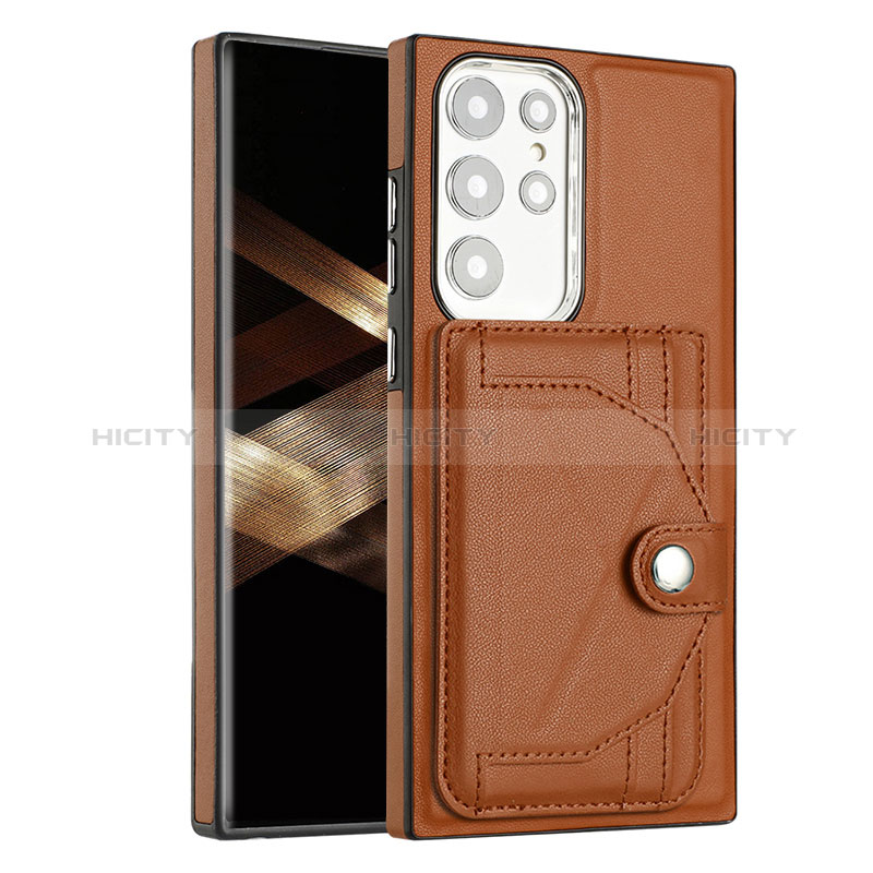 Funda Lujo Cuero Carcasa YB5 para Samsung Galaxy S25 Ultra 5G