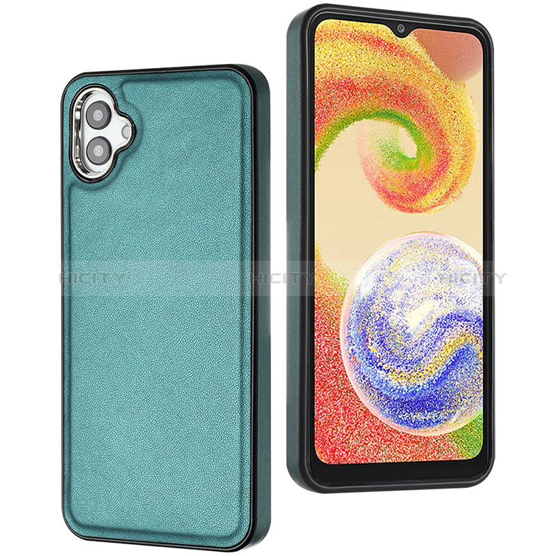 Funda Lujo Cuero Carcasa YB6 para Samsung Galaxy A04E Verde